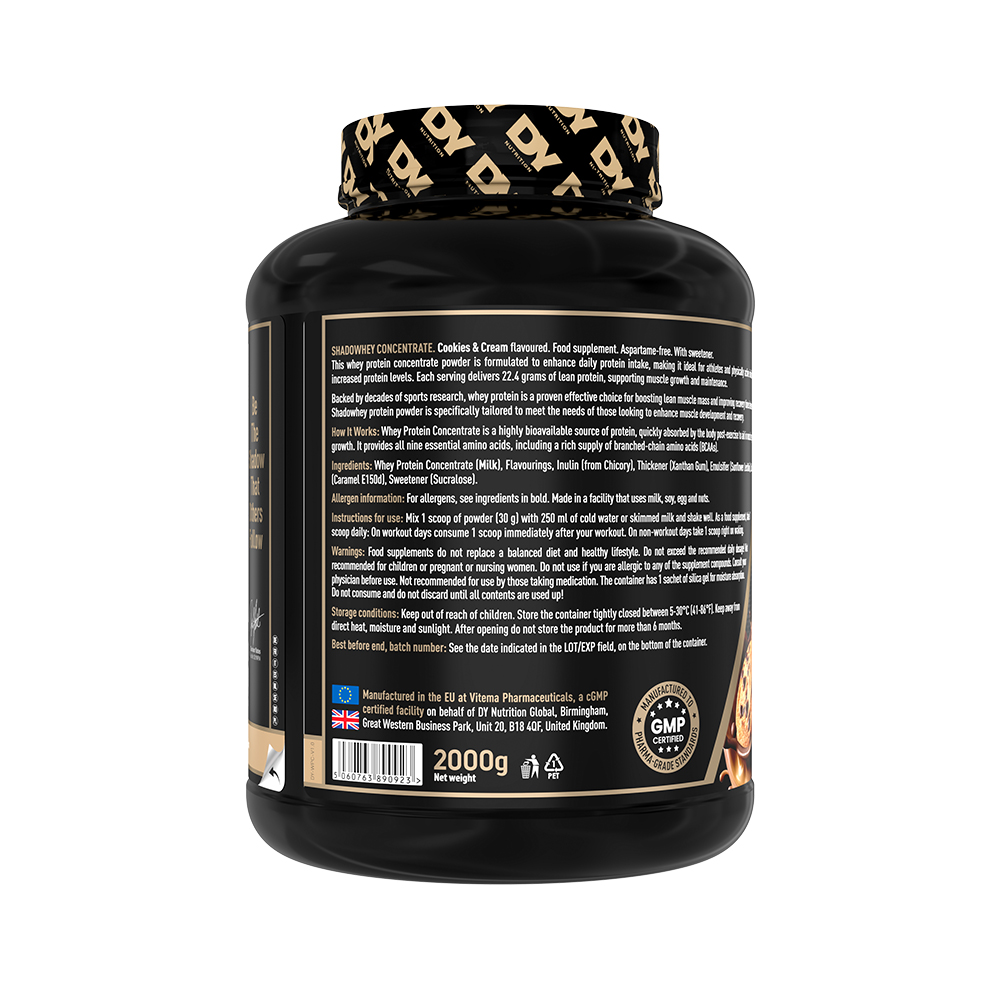 Whey Protein Shadowhey Concentrate 2Kg, 66 Servings